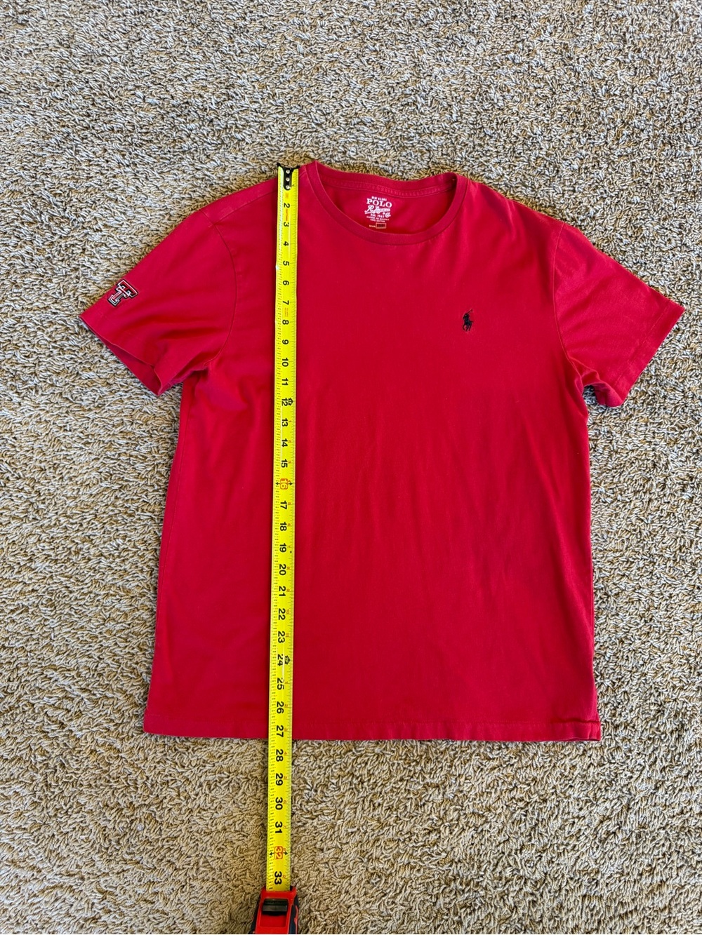 Polo by Ralph Lauren Bright Red Short Sleeve Crew Tee